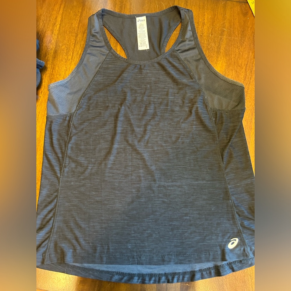 Black ASICS Large Women’s Singlet Tank Top